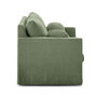 Voir la diapositive 4 : LISA DESIGN Serena - canapé droit déhoussable 2 places en velours texturé