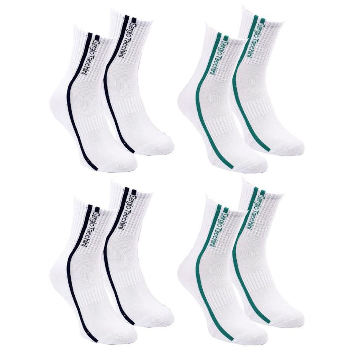 SERGIO TACCHINI Chaussettes QUARTER SERGIO TACCHINI Lot de 4 Paires