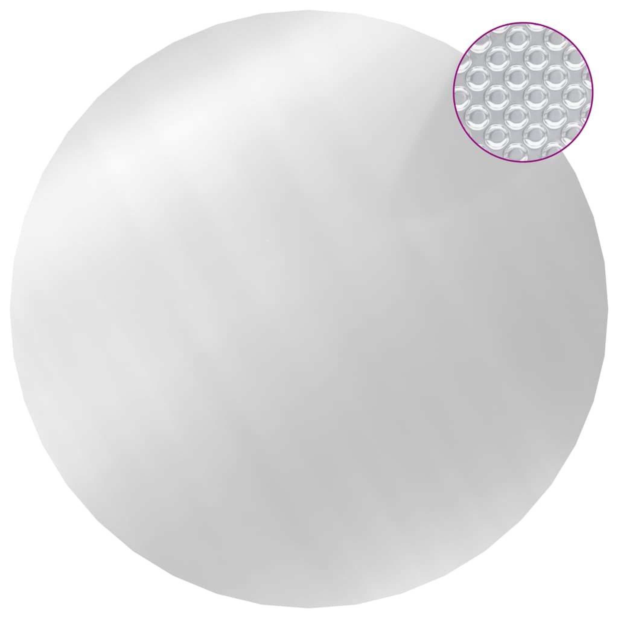 Voir la diapositive 2 : VIDAXL Couverture de piscine Argente 455 cm PE
