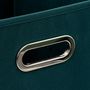 Voir la diapositive 2 :  Boîte de Rangement Pliable  Premium  31x31cm Pétrole