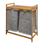 Paris Prix Meuble à Linge 2 Paniers  Tao  73cm Naturel