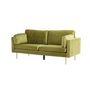 Voir la diapositive 3 : Paris Prix Canapé 3 Places en Velours  Boom  203cm Vert