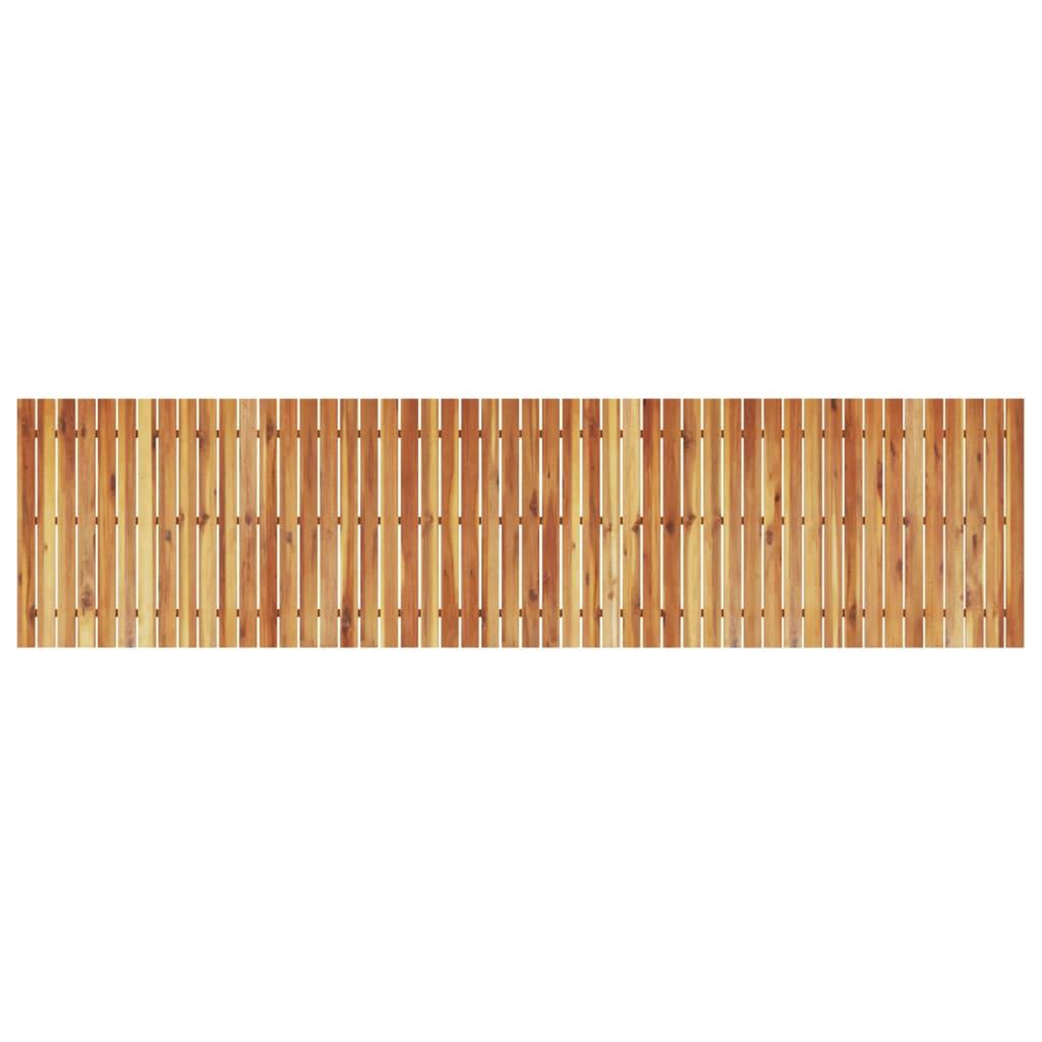 Voir la diapositive 4 : VIDAXL Allee de jardin 200x50 cm bois massif d'acacia