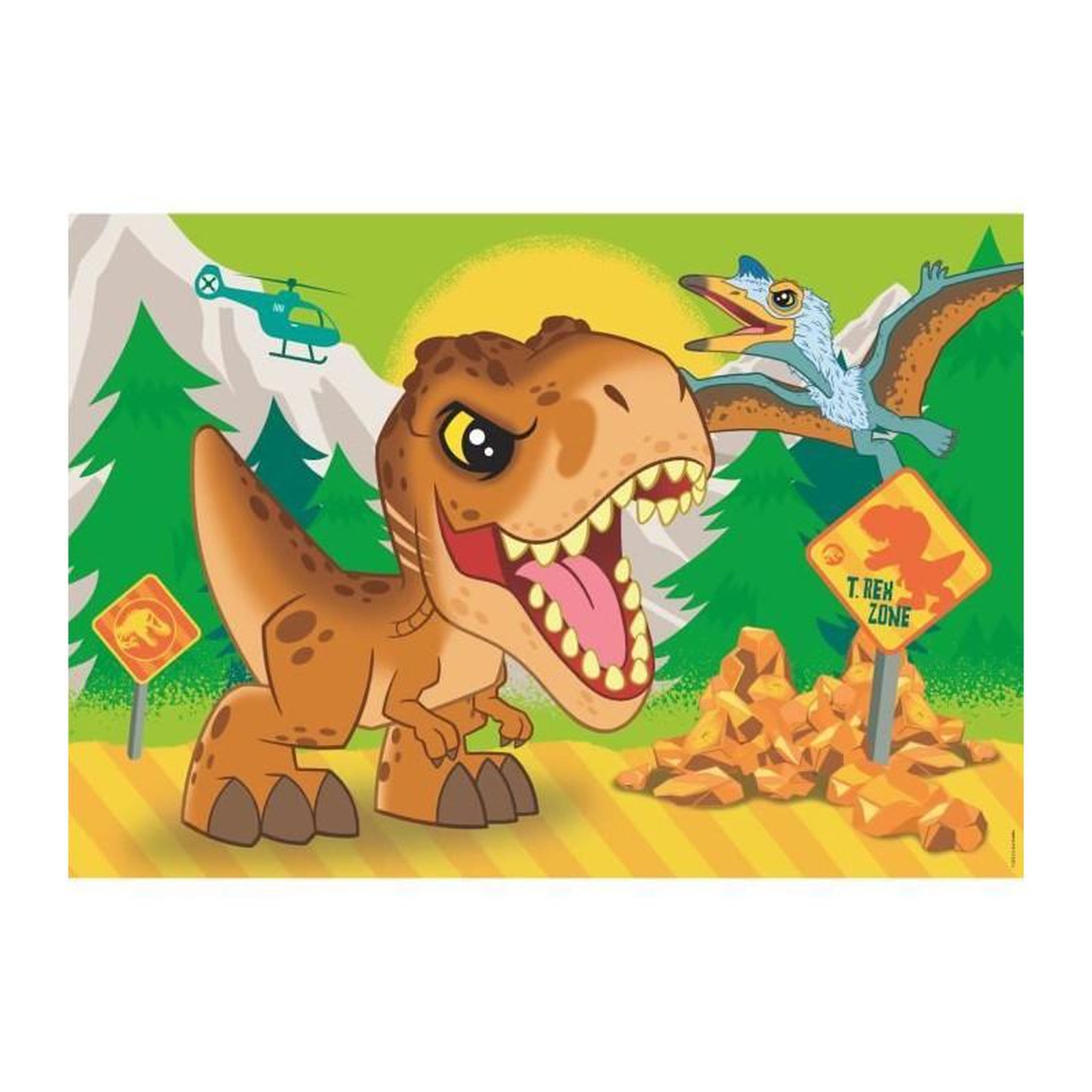 Voir la diapositive 3 : CLEMENTONI Puzzle 2 x 20 pièces Jurassic World – Dinosaures – Puzzle enfant éducatif – Dès 3 ans – Clementoni