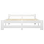 Voir la diapositive 3 : VIDAXL Cadre de lit sans matelas blanc bois de pin massif 140x200 cm