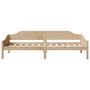 Voir la diapositive 5 : VIDAXL Cadre de lit sans matelas 90x190 cm bois de pin massif