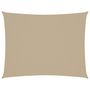 Voir la diapositive 2 : VIDAXL Voile de parasol tissu oxford rectangulaire 4x5 m beige
