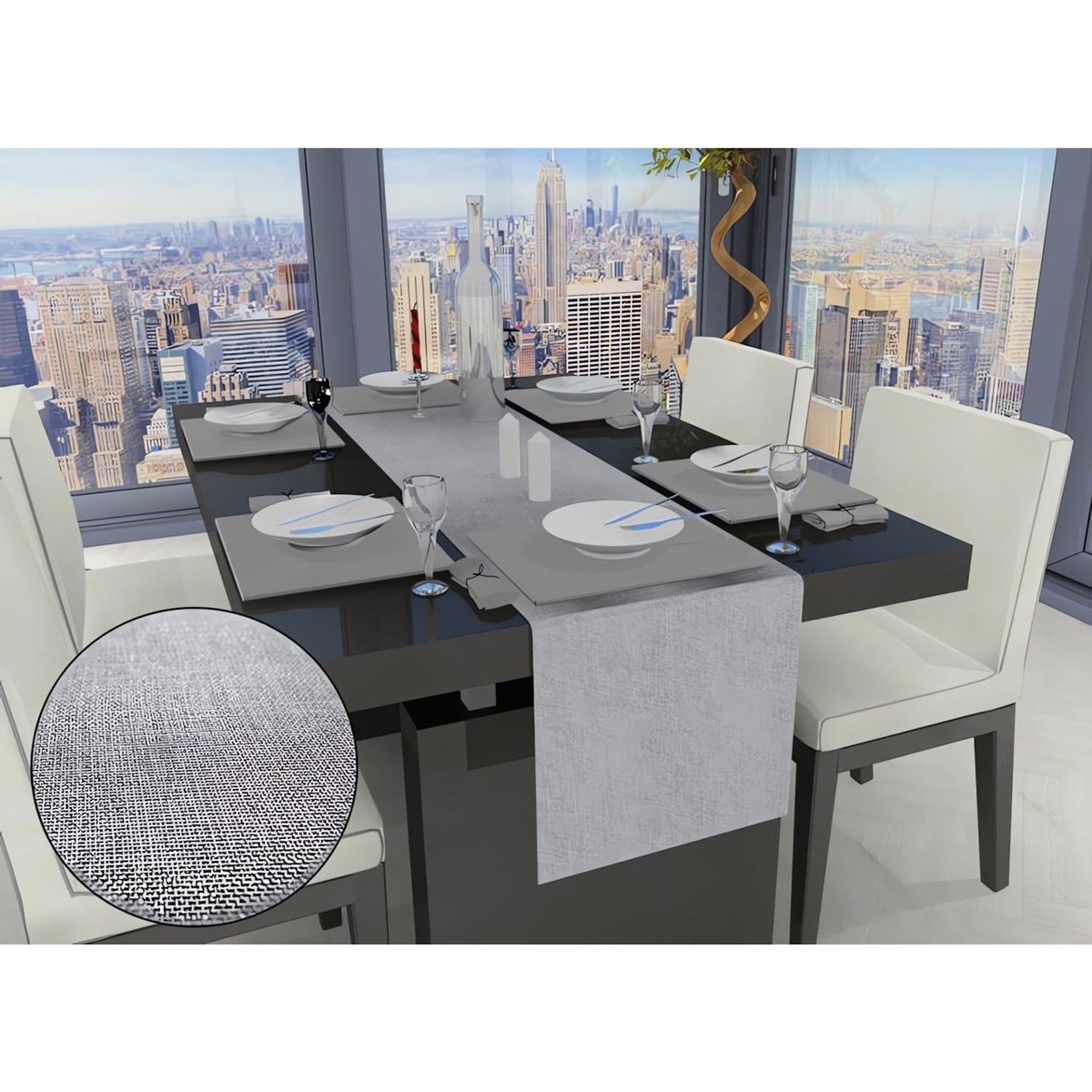 SOLEIL D'OCRE Chemin de table BELLA, par Soleil d'ocre