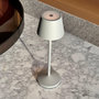 Voir la diapositive 3 : Lumisky Lampe de table sans fil EMILY Gris Aluminium H20cm