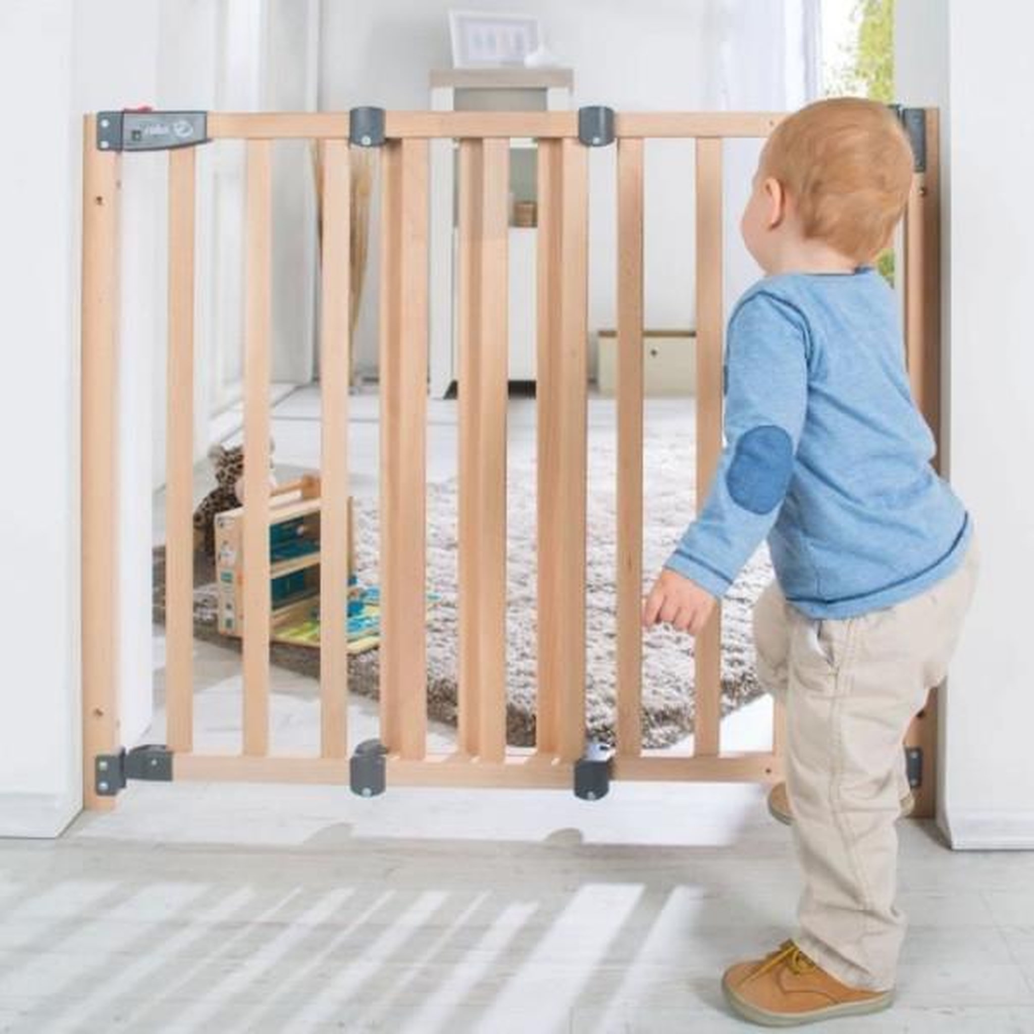 Voir la diapositive 3 : Roba Barriere de Sécurité Bébé Safety Up pour Porte - ROBA - Largeur Réglable de 70 - 118.5 cm