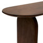 Voir la diapositive 4 : ATMOSPHERA Console ovale en acacia ISANA - Marron