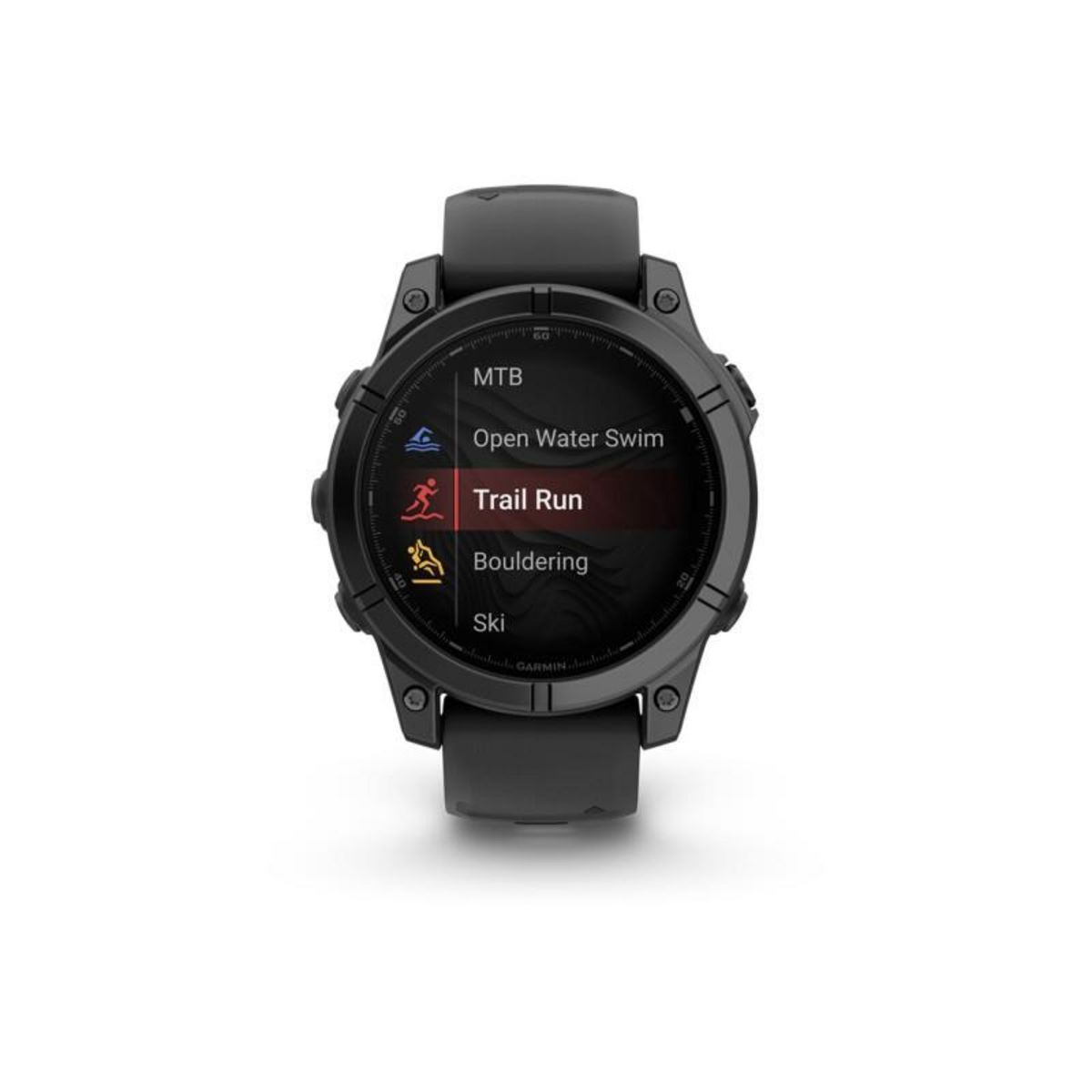 GARMIN Montre connectée Garmin fenix E AMOLED 47mm Acier Gray avec bracelet noir