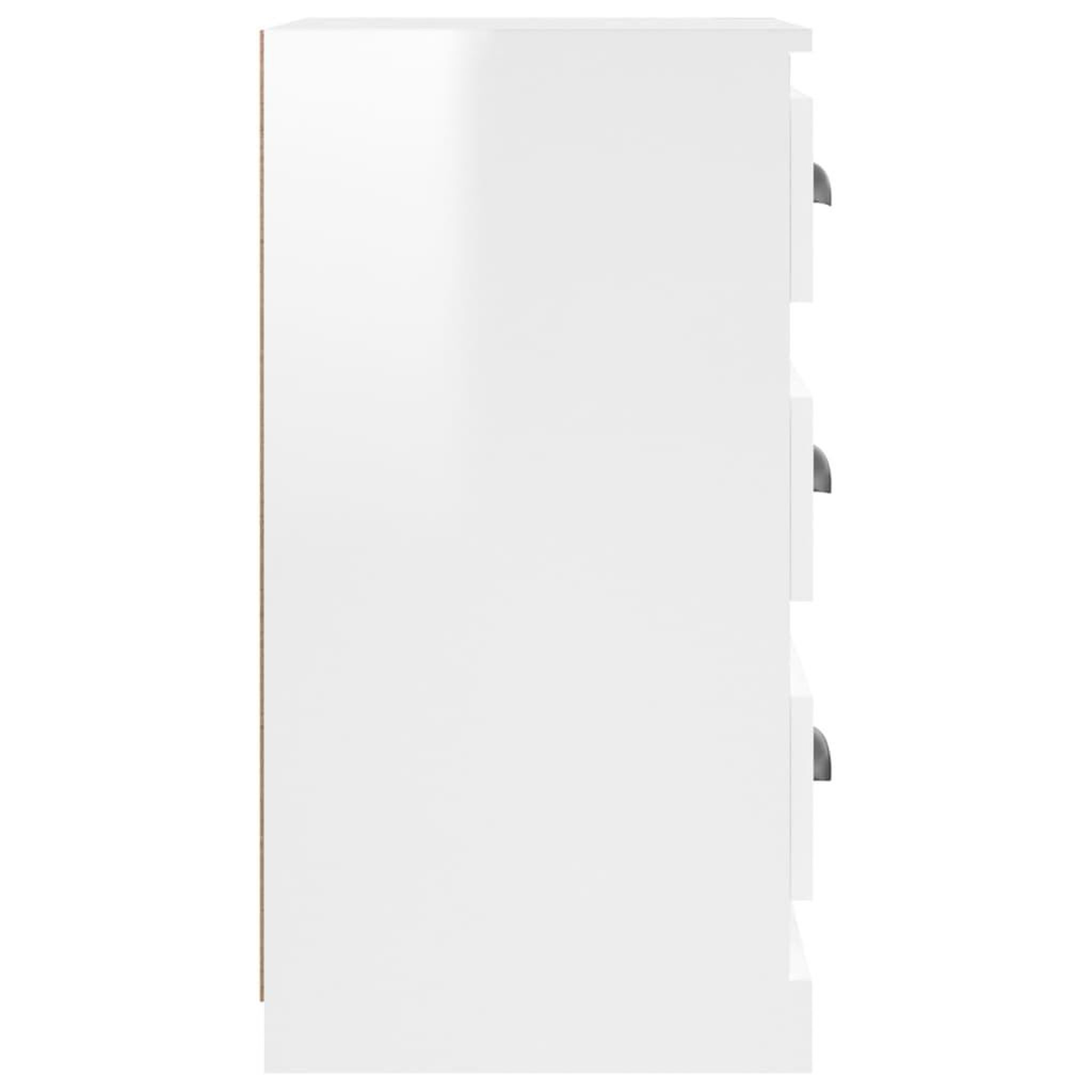 Voir la diapositive 5 : VIDAXL Buffet blanc brillant 36x35,5x67,5 cm bois d'ingenierie