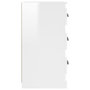 Voir la diapositive 5 : VIDAXL Buffet blanc brillant 36x35,5x67,5 cm bois d'ingenierie