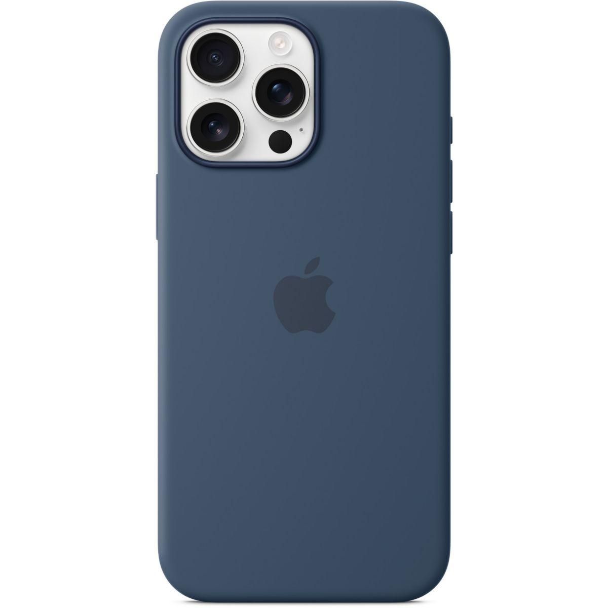 APPLE Coque iPhone 16 Pro Max Denim MagSafe silic