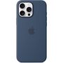 Voir la diapositive 3 : APPLE Coque iPhone 16 Pro Max Denim MagSafe silic