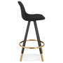Voir la diapositive 3 : Paris Prix Tabouret de Bar Design  Ratima  87cm Noir & Or