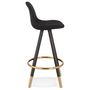 Voir la diapositive 3 : Paris Prix Tabouret de Bar Design  Ratima  87cm Noir & Or