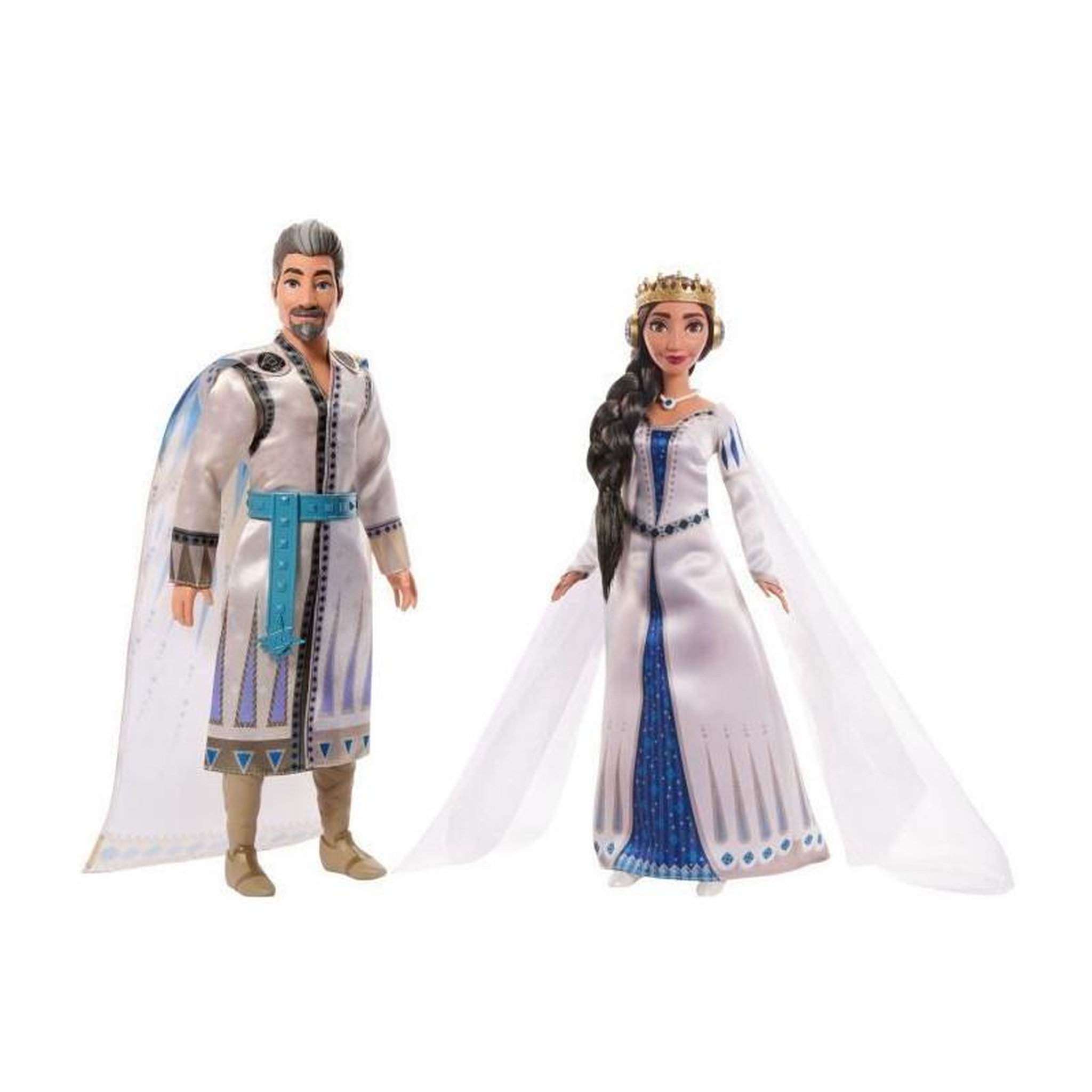 MATTEL REINE AMAYA ET ROI MAGNIFICO - MATTEL - HRC18 - POUPEE MANNEQUIN DISNEY