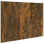 Voir la diapositive 2 : VIDAXL Tete de lit Chene fume 120x1,5x80 cm Bois d'ingenierie