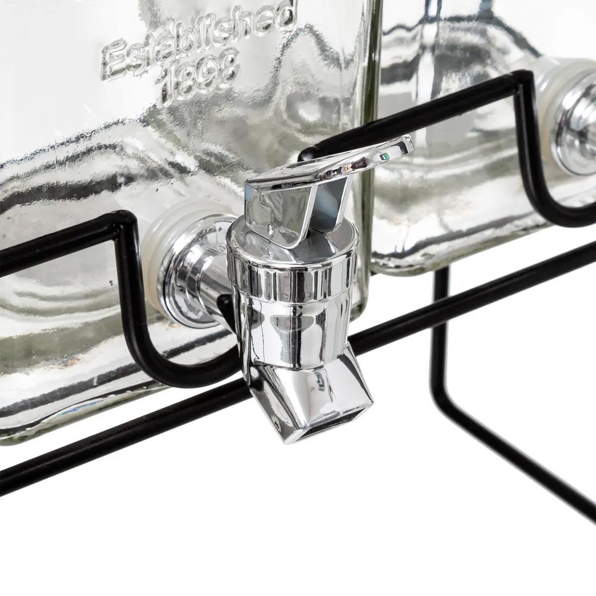 Voir la diapositive 4 : SECRET DE GOURMET Distributeur de boisson  modern wood  4,5l transparent