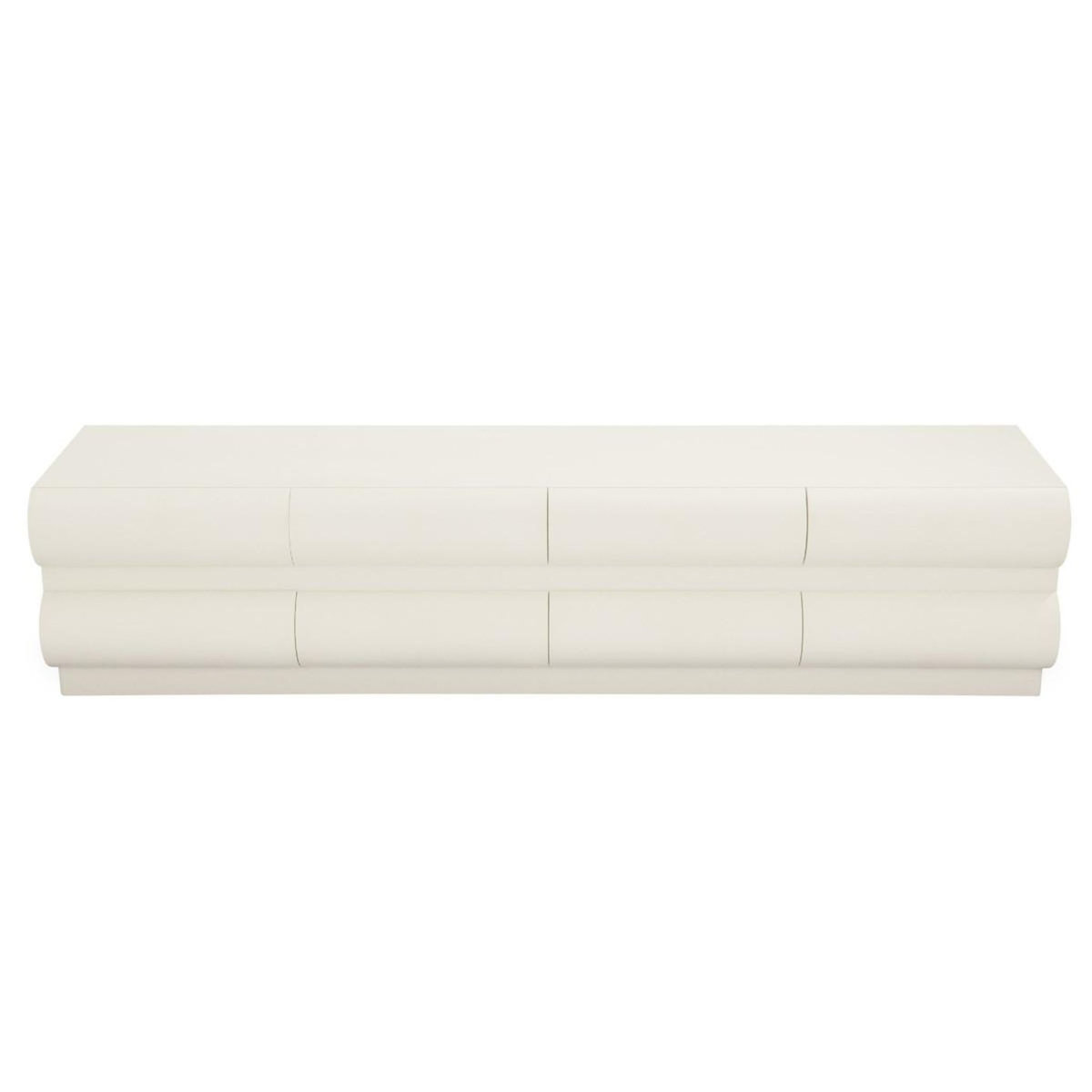 Paris Prix Meuble TV 8 Tiroirs  Sherazade  180cm Crème