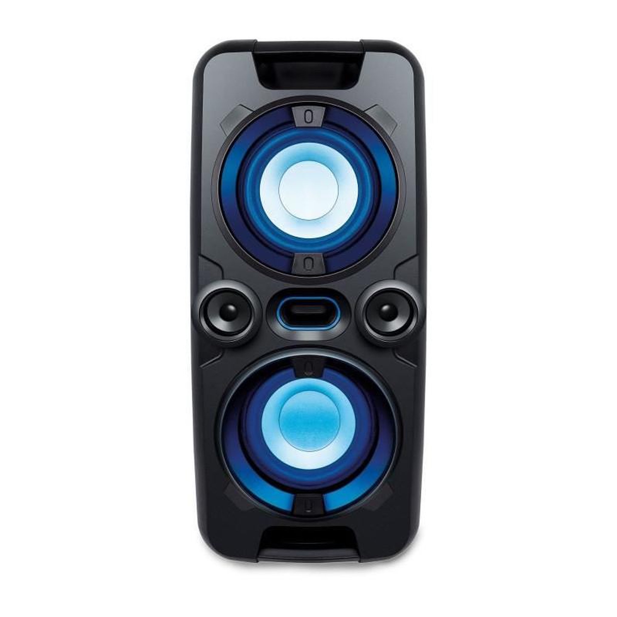 Voir la diapositive 3 : SENCO Enceinte audio sans fil - SENCOR - SSS 3800 - 60 W - 30 radios FM - Bluetooth - Lumieres LED clignotantes - Noir