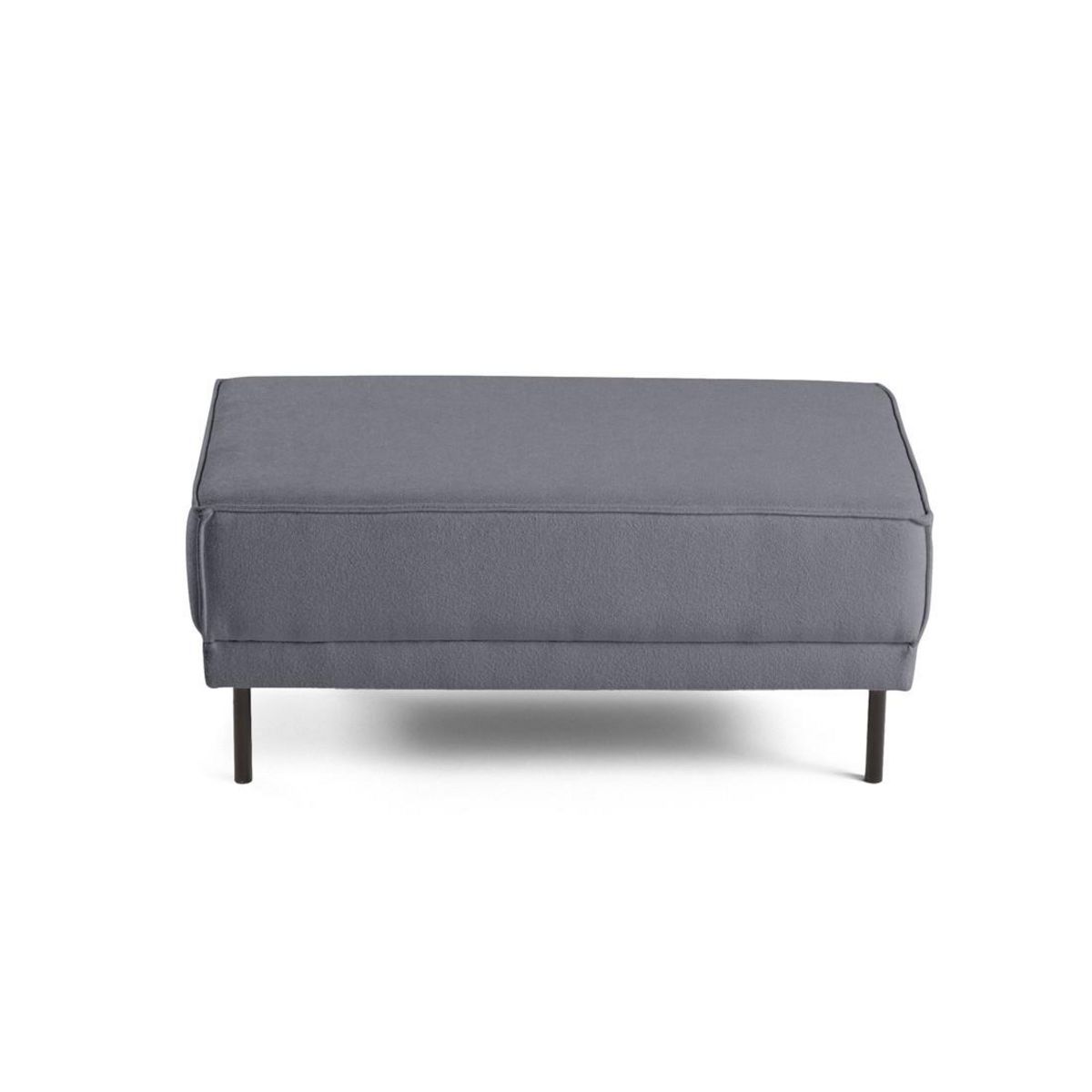 LISA DESIGN Charlie - pouf - pieds hauts - en tissu