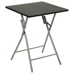 ATMOSPHERA Table pliante Basic - Noir