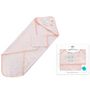 Voir la diapositive 2 : Domiva Coffret sortie de bain brodée avec capuche + gant Lapinou