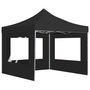 Voir la diapositive 5 : VIDAXL Tente de reception pliable et parois Aluminium 2x2 m Anthracite