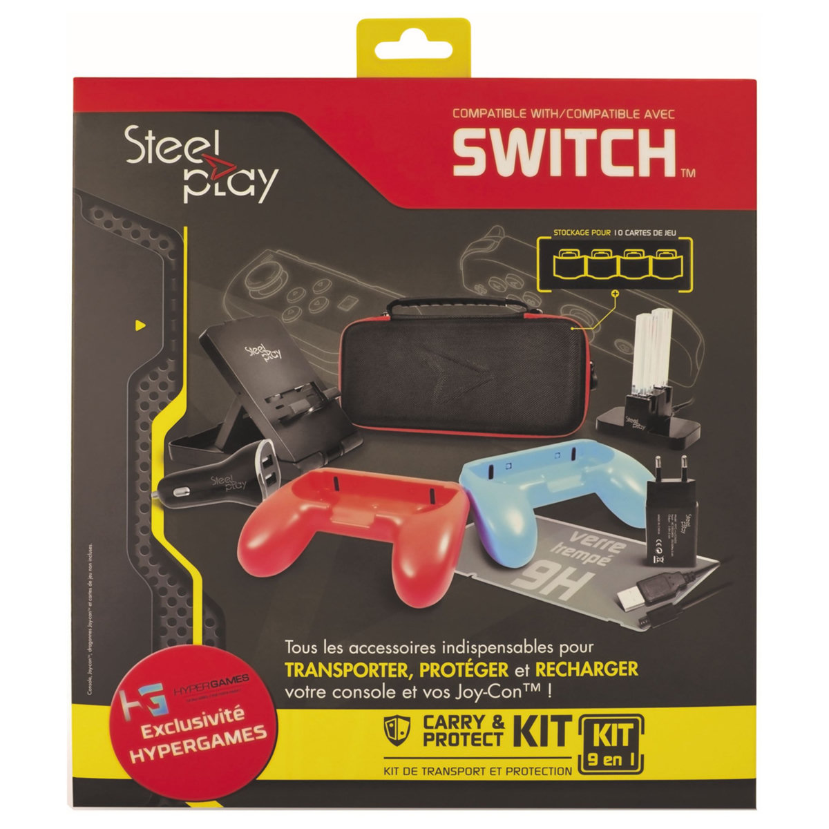 Pack 9 Accessoires Nintendo Switch Exclusivité Auchan