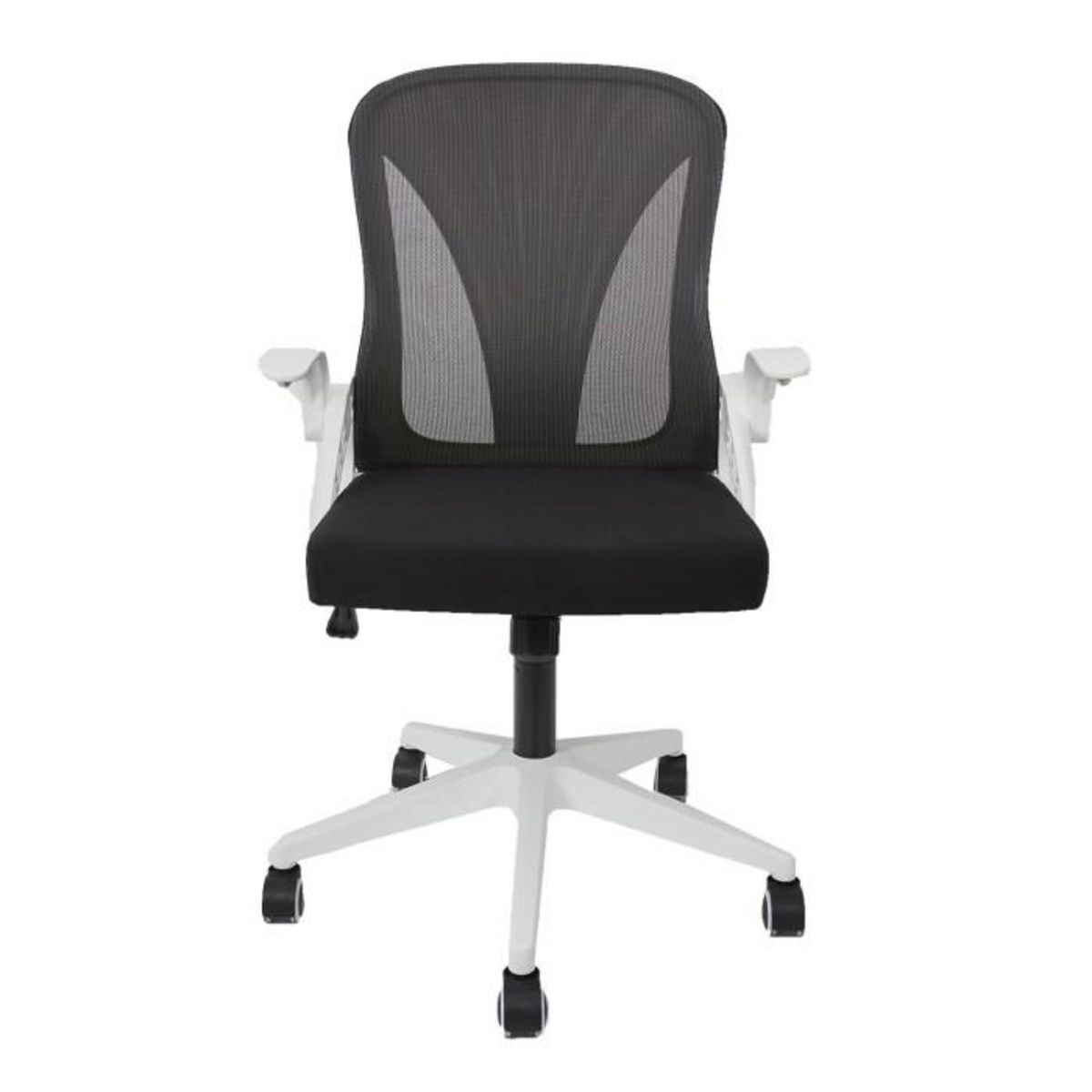 Paris Prix Fauteuil de Bureau  Rabattable  92-100 Blanc & Noir