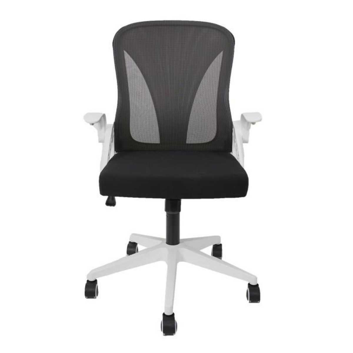 Paris Prix Fauteuil de Bureau  Rabattable  92-100 Blanc & Noir