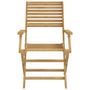Voir la diapositive 5 : VIDAXL Ensemble a manger de jardin 9 pcs bois d'acacia solide