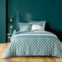 Voir la diapositive 1 : Paris Prix Parure de Lit 3 Pièces  Stria  240x220cm Émeraude