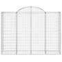 Voir la diapositive 4 : VIDAXL Paniers a gabions arques 50 pcs 200x50x140/160 cm Fer galvanise