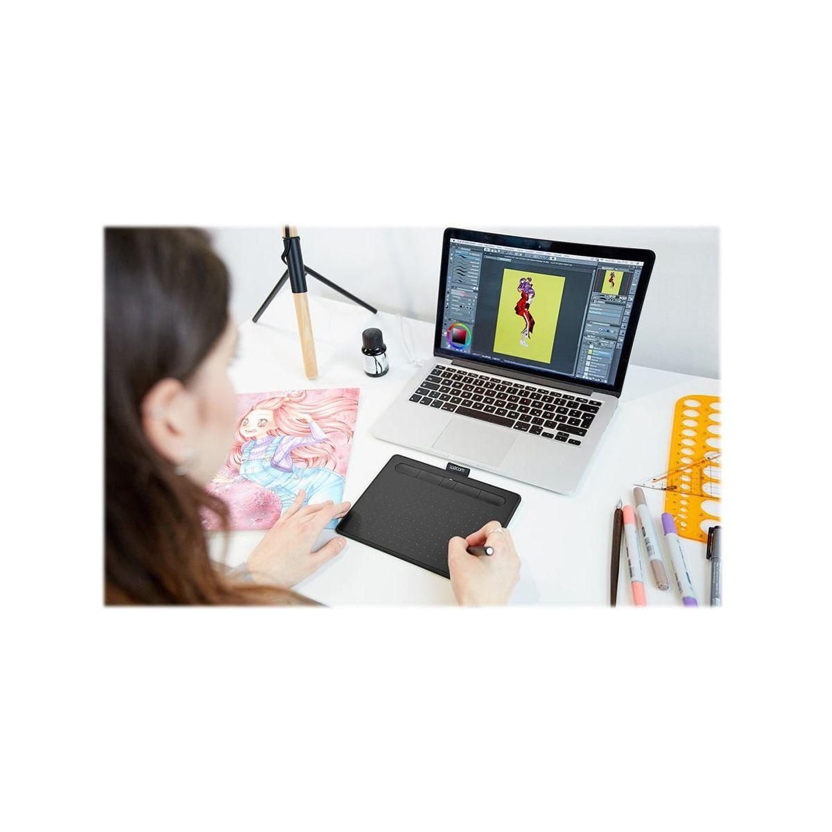 Wacom Tablette graphique Intuos S Bluetooth Black Manga - S