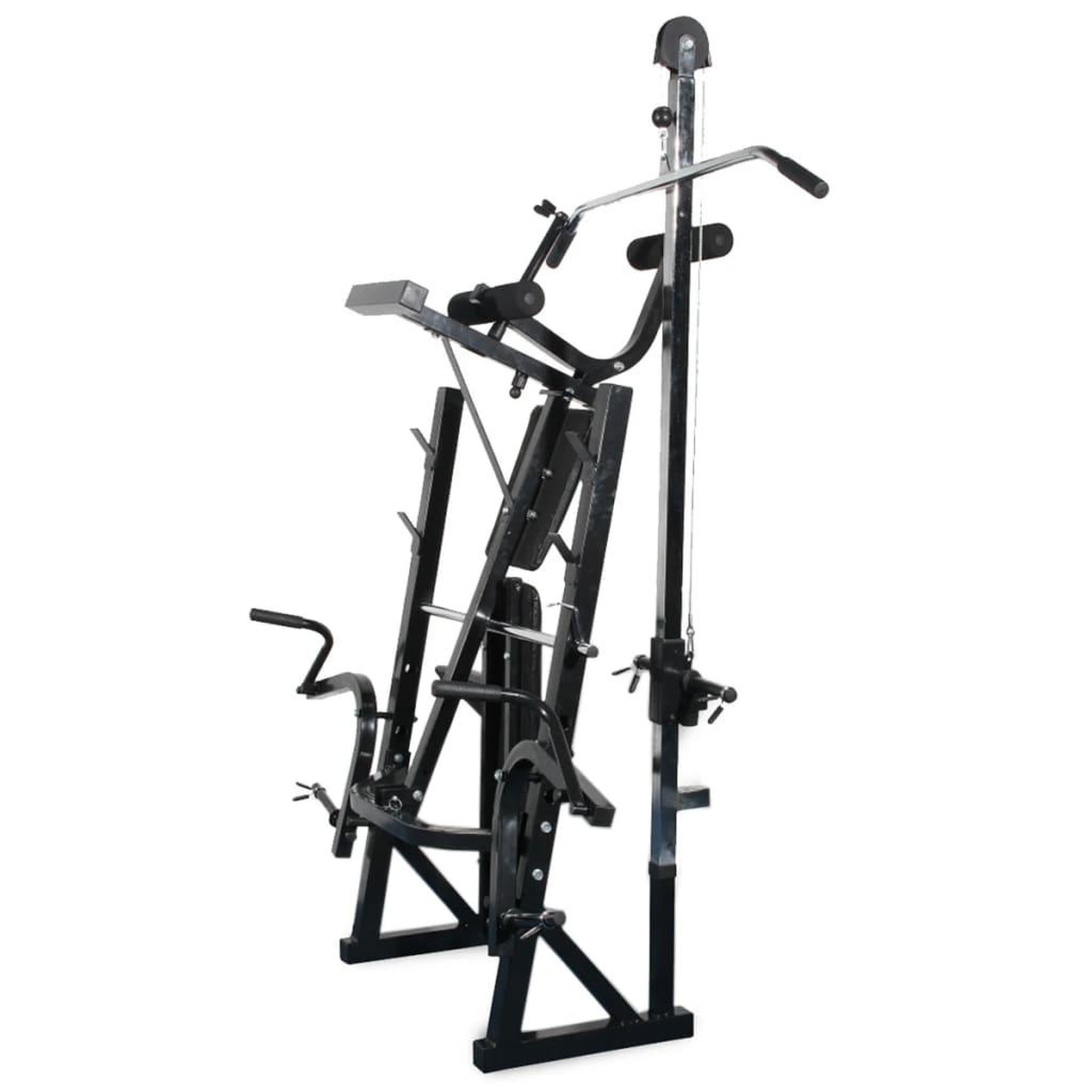 Voir la diapositive 3 : VIDAXL Banc d'entraînement avec support de poids jeu d'halteres 30,5kg