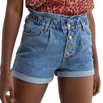 Only Short en Jean  Femme Only Cuba. Coloris disponibles : Bleu