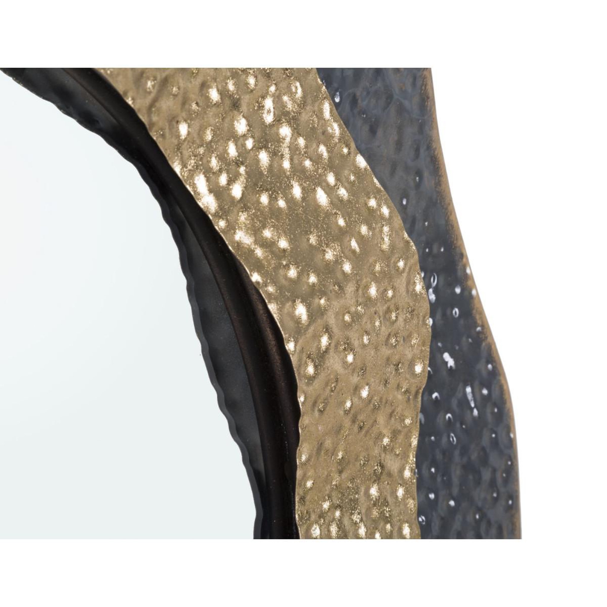 Voir la diapositive 3 : Paris Prix Miroir mural design  shai  65cm gris & or