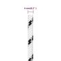 Voir la diapositive 5 : VIDAXL Corde de bateau tresse Blanc 4 mmx50 m Polyester