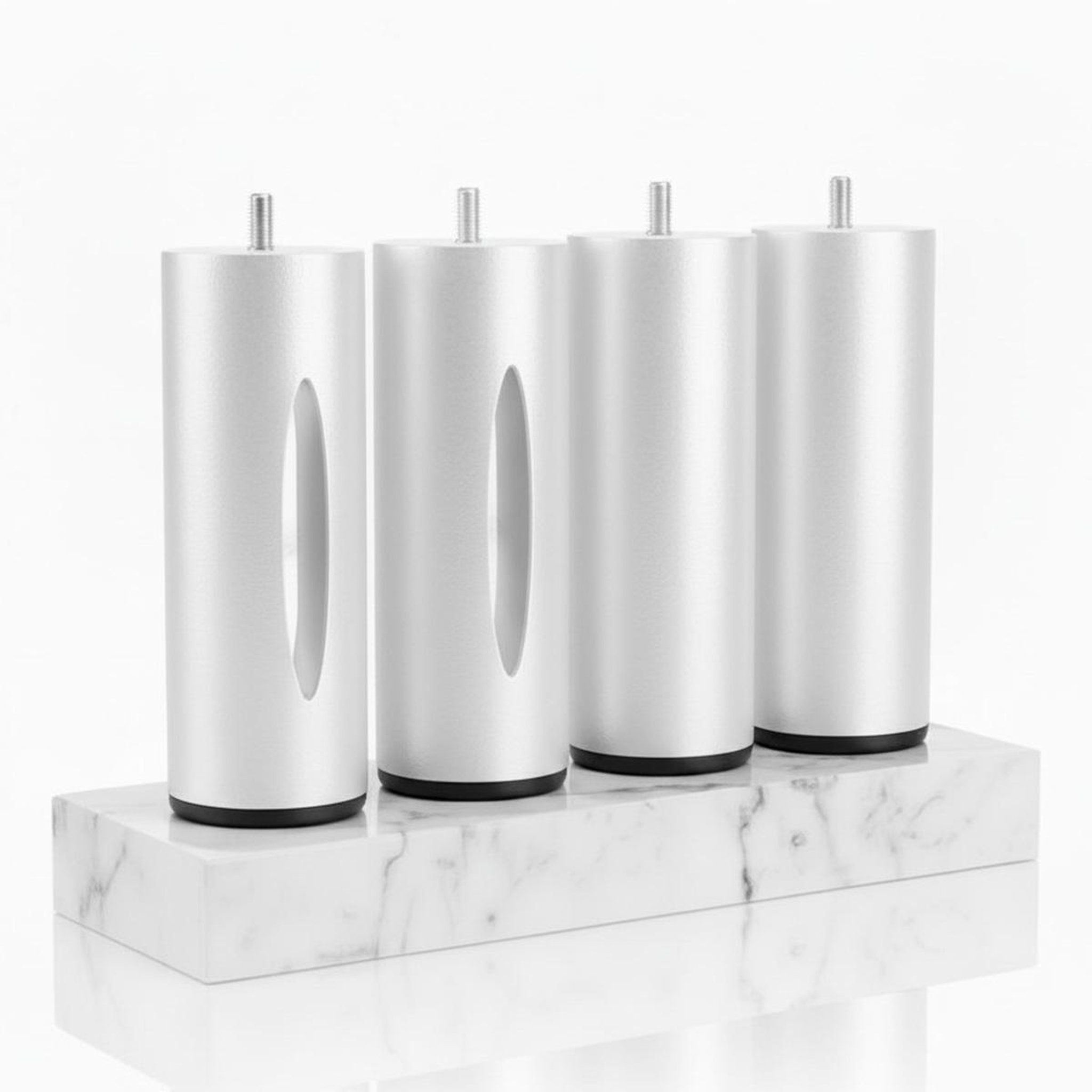 Voir la diapositive 5 : BELLECOUR Pied de lit cylindrique lumineux hauteur 16 cm (vendu à l'unité)