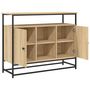 Voir la diapositive 5 : VIDAXL Buffet chene sonoma 100x35x80 cm bois d'ingenierie