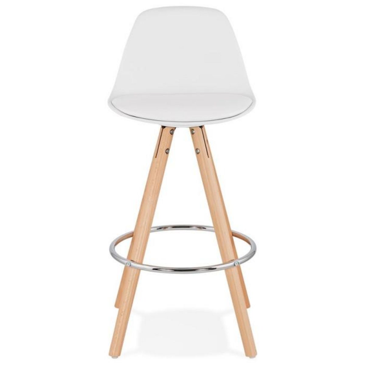 Paris Prix Tabouret de Bar  Bjarki  85cm Blanc