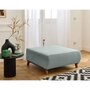 Voir la diapositive 5 : BEST MOBILIER Cristal - pouf modulable - 95 cm - en velours côtelé
