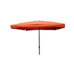 CONCEPT USINE Parasol droit carré 3 x 3 m terracotta PALERME