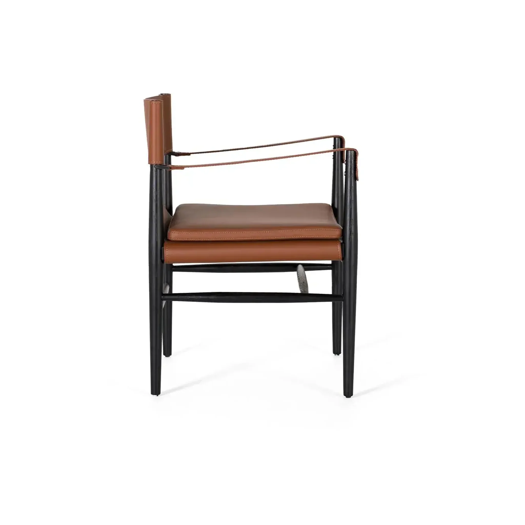 Voir la diapositive 3 : GINER Y COLOMER SL Fauteuil en cuir sintético 57 cm style contemporain élégant