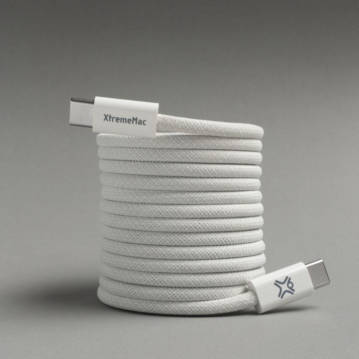 XTREMEMAC Câble USB C 2M blanc magnetique 60W