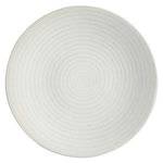 SECRET DE GOURMET Lot de 6 Assiettes Plates  Rice  27cm Blanc
